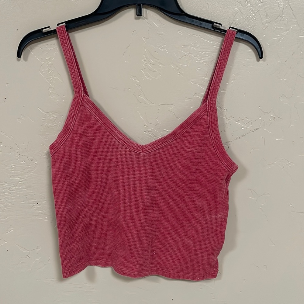 American eagle red tank top